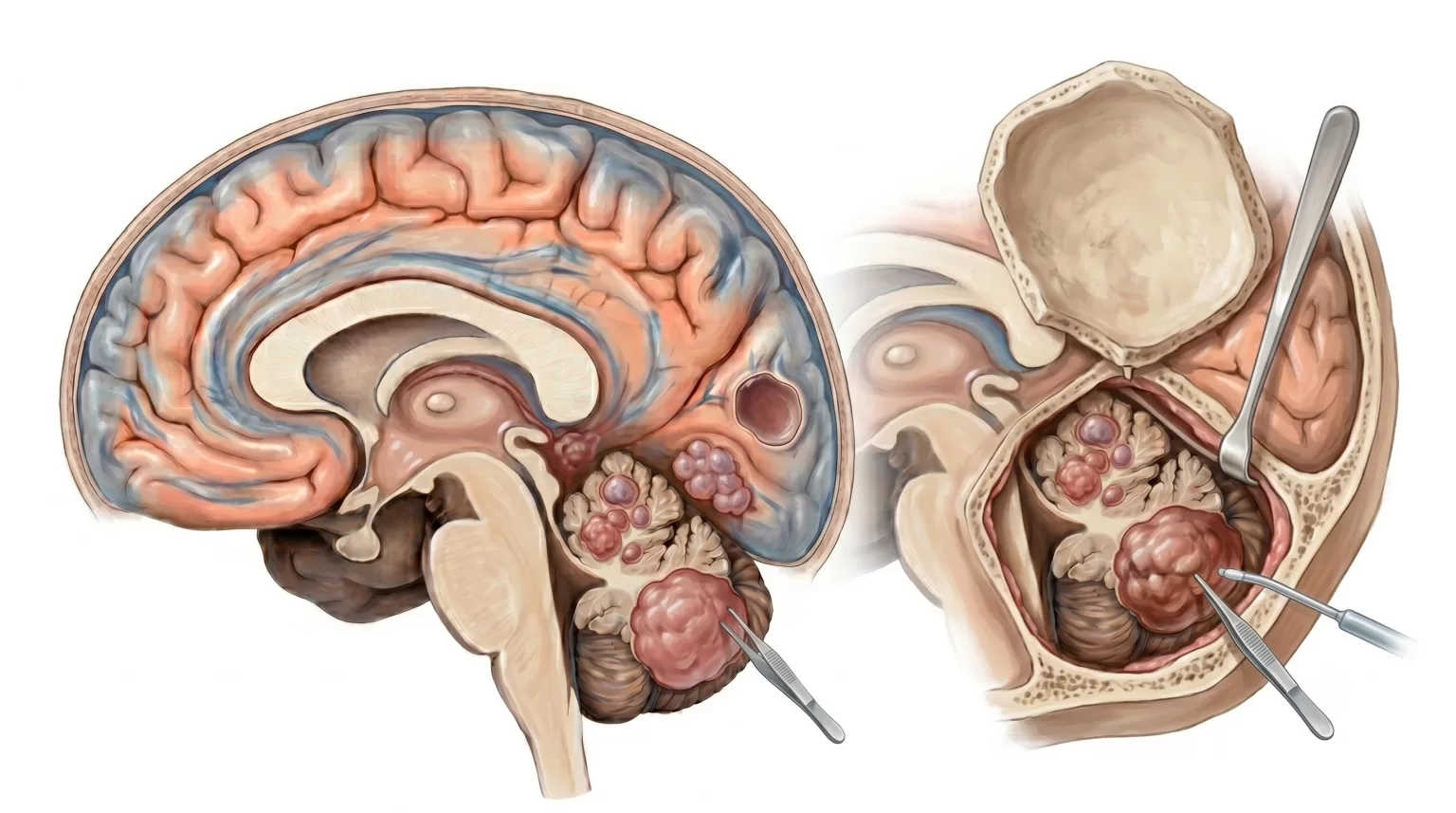 Serebellar (Beyincik) Tümörü: Belirtileri, Tanı ve Cerrahi Tedavisi 1 serebellar tumor beyincik kitlesi kanser metastaz mikrocerrahi belirtiler basari orani posterior fossa