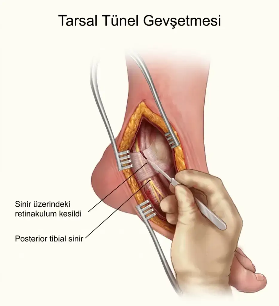 Tarsal Tünel Sendromu Nedir ve Sinir Sıkışması Nasıl Oluşur? 2 tarsal tunel sendromu mikrocerrahi